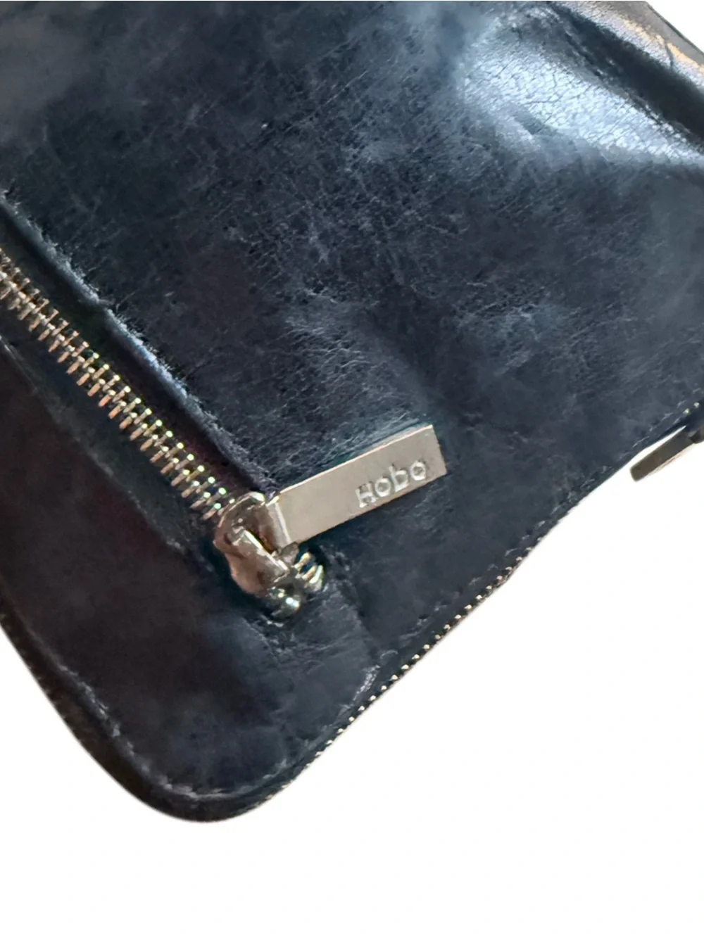 HOBO Black Leather Hobo Shoulder Bag